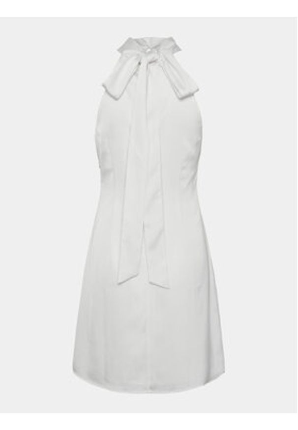 YAS Sukienka koktajlowa Dottea 26032326 Biały Slim Fit. Kolor: biały. Materiał: syntetyk. Styl: wizytowy