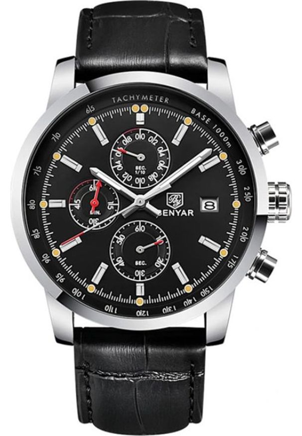 Zegarek BENYAR Męski skóra (Benyar Atlantic2). Materiał: skóra