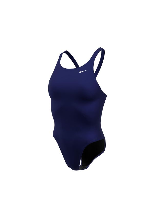 Strój pływacki jednoczęściowy damski Nike Hydrastrong Solid Fastback. Kolor: niebieski