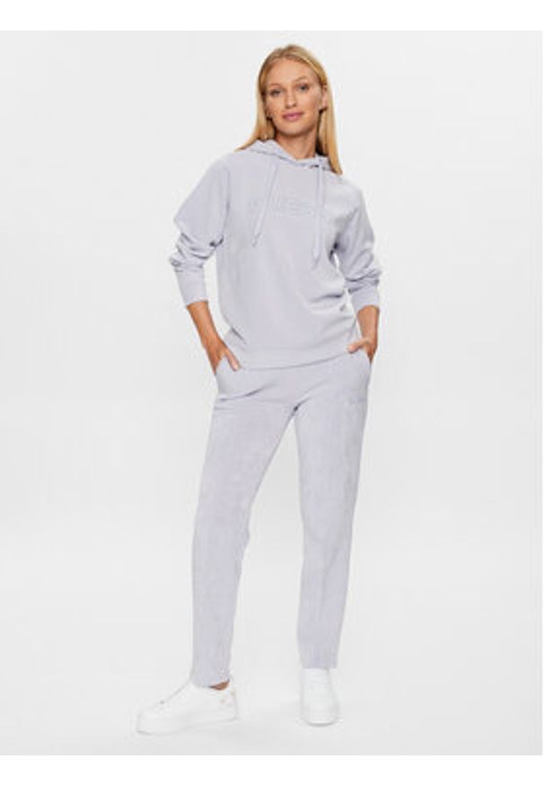 Guess Bluza Euphemia V2BQ01 KBC00 Niebieski Regular Fit. Kolor: niebieski. Materiał: syntetyk