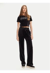 Guess Bluzka V3BI01 K0232 Czarny Regular Fit. Kolor: czarny. Materiał: syntetyk #4