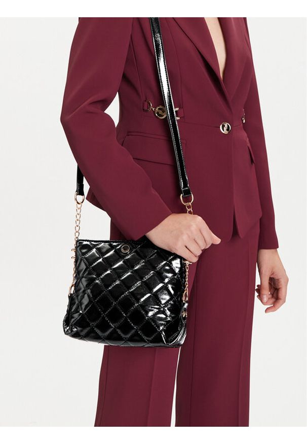 Monnari Torebka TORIMP0-24Z-BAG4611-KM20D000 Czarny. Kolor: czarny. Materiał: skórzane