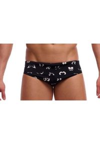 FUNKY TRUNKS - Kąpielówki męskie Funky Trunks Eye Spy - slipy. Kolor: czarny. Materiał: poliester #1