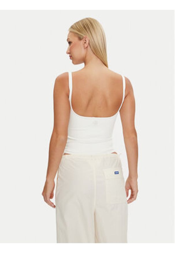 Reebok Body Bodysuit 100200750 Biały Slim Fit. Kolor: biały. Materiał: syntetyk