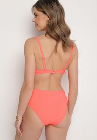 Born2be - Różowe Klasyczne Bikini Majtki Typu Figi i Biustonosz Natinela. Kolor: różowy #5