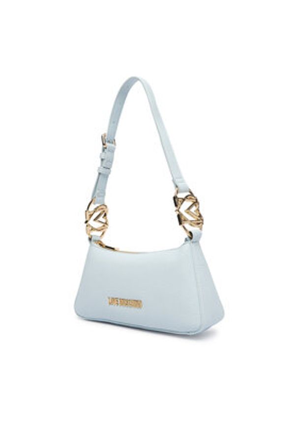 Love Moschino - LOVE MOSCHINO Torebka JC4007PP1OLB0701 Błękitny. Kolor: niebieski. Materiał: skórzane