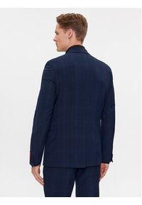 Hugo - HUGO Garnitur Arti/Hesten241V1X 50509450 Granatowy Extra Slim Fit. Kolor: niebieski. Materiał: syntetyk #7