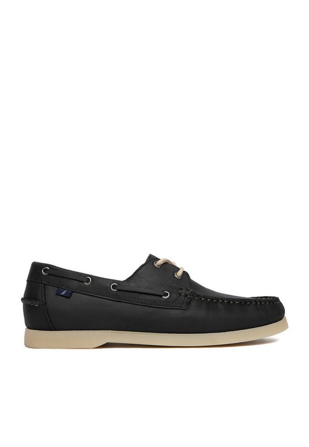 Nautica Mokasyny CEO-COMO-01 MI08 Czarny. Kolor: czarny. Materiał: skóra