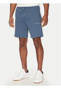 Marc O'Polo Szorty sportowe 523 4024 17010 Niebieski Regular Fit. Kolor: niebieski. Materiał: bawełna. Styl: sportowy