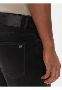 BOSS Szorty jeansowe Delaware Shorts Bo 50540271 Czarny Slim Fit. Kolor: czarny. Materiał: bawełna