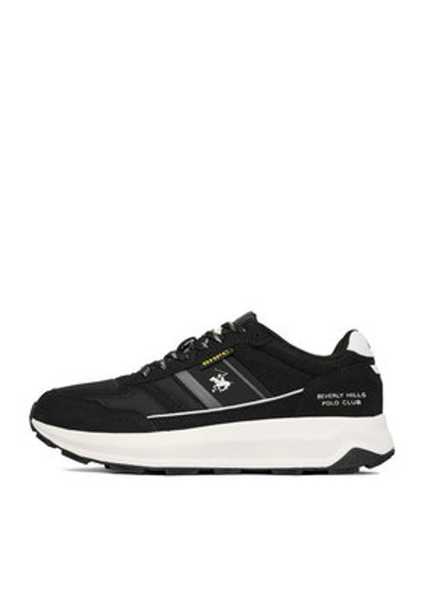 Beverly Hills Polo Club Sneakersy CWBEO-NOUD-01 V5 Czarny. Kolor: czarny. Materiał: materiał