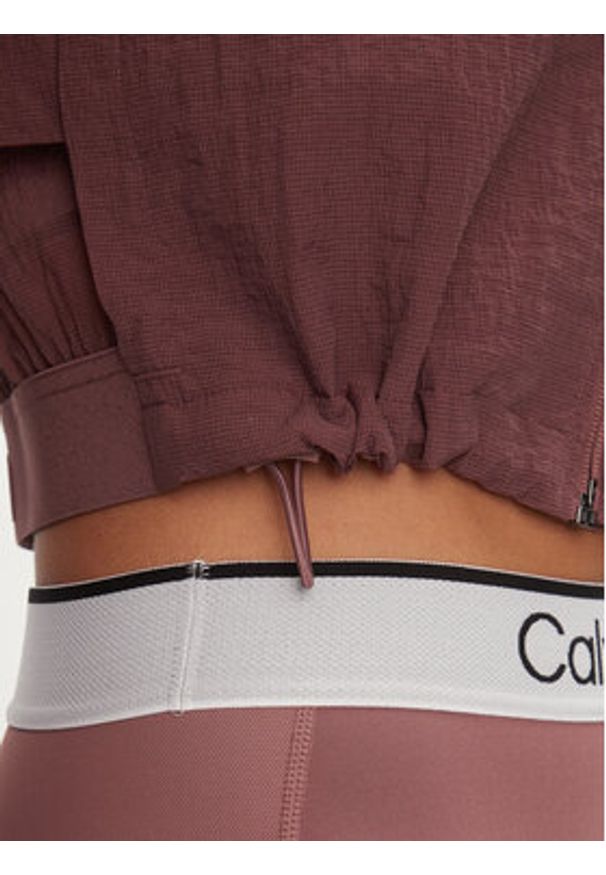 Calvin Klein Performance Wiatrówka 00GWS4O516 Różowy Relaxed Fit. Kolor: różowy. Materiał: syntetyk