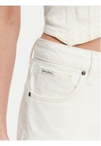 Guess Jeans Jeansy W5GA0D D5M62 Biały Skinny Fit. Kolor: biały