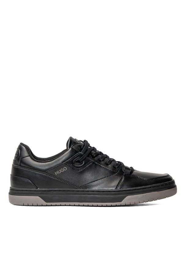 Hugo - Sneakersy męskie czarne HUGO Switon. Okazja: na co dzień. Kolor: czarny