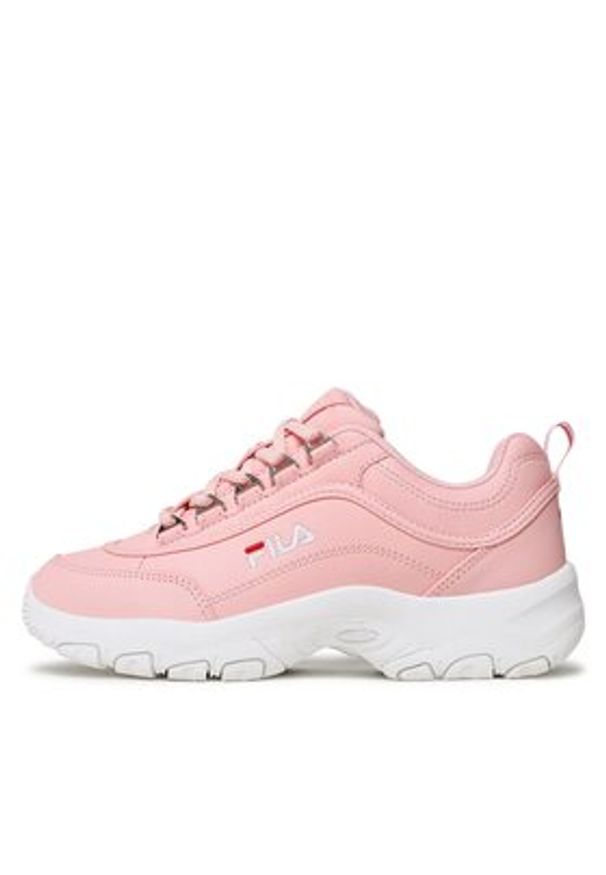 Fila Sneakersy Strada Teens FFT0009.40063 Różowy. Kolor: różowy. Materiał: skóra