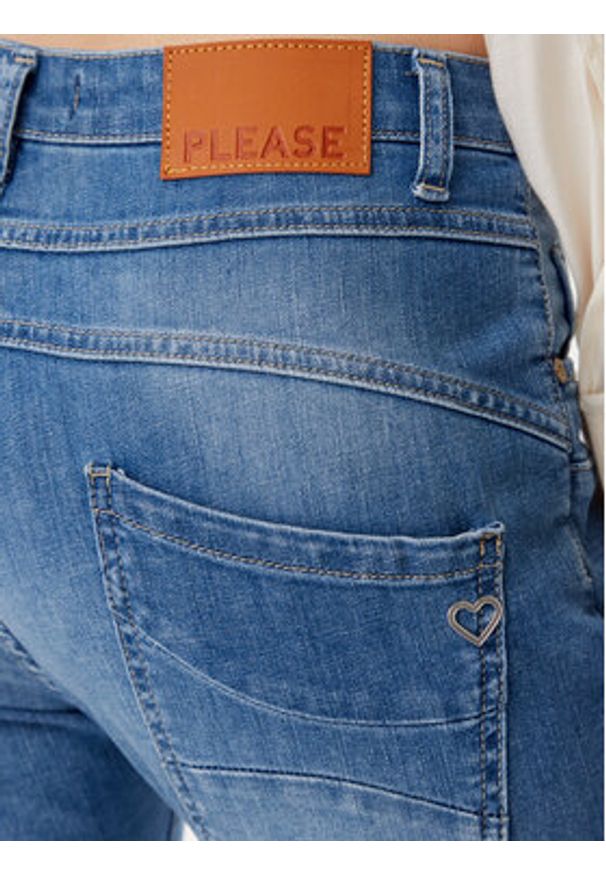 Please Jeansy P78ABQ2NTI Niebieski Regular Fit. Kolor: niebieski