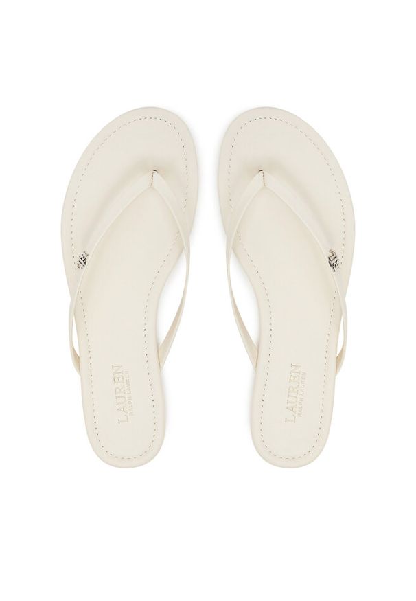 Lauren Ralph Lauren - Japonki LAUREN RALPH LAUREN. Kolor: biały