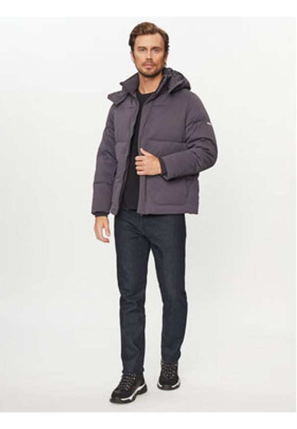 Pepe Jeans Kurtka zimowa Biel PM402837 Szary Regular Fit. Kolor: szary. Materiał: syntetyk. Sezon: zima