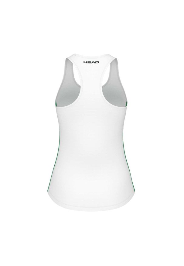 Head - Koszulka bez rękawów damska SPIRIT Tank Top. Kolor: biały. Długość rękawa: bez rękawów