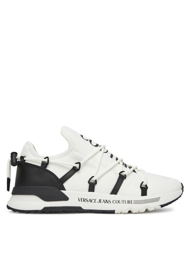 Versace Jeans Couture Sneakersy 78YA3SA6 Biały. Kolor: biały. Materiał: materiał