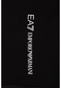 EA7 Emporio Armani - EA7 Czarny t-shirt. Kolor: czarny #3