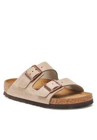 Birkenstock Klapki Arizona Bs 552813 Beżowy. Kolor: beżowy. Materiał: skóra, nubuk #6