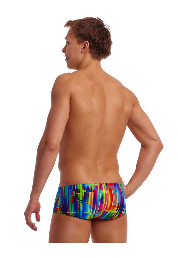 FUNKY TRUNKS - Trunki męskie Funky Trunks The Glitch - sidewinder. Kolor: niebieski