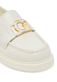 Guess Loafersy FLPSHU LEA14 Écru. Materiał: skóra