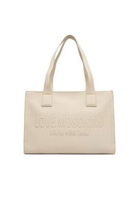 Love Moschino - LOVE MOSCHINO Torebka JC4045PP1OLE0110 Écru. Kolor: kremowy. Materiał: skórzane #3