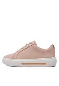 Clarks Sneakersy Hollyhock Walk 26176309 Różowy. Kolor: różowy. Materiał: skóra #3