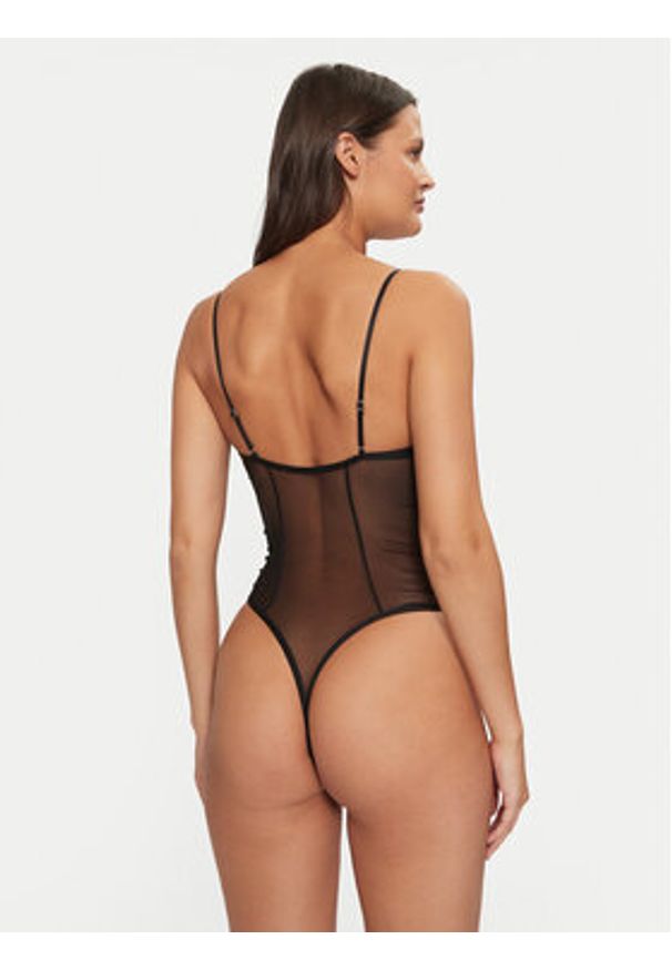 Hunkemöller Body Vera 206185 Czarny. Kolor: czarny. Materiał: syntetyk