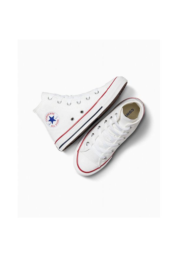 Trampki Converse Chuck Taylor All Star Hi, Dzieci. Kolor: biały. Materiał: materiał. Model: Converse All Star