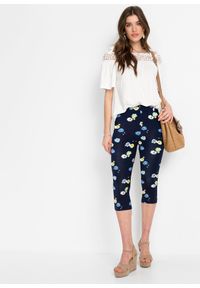 bonprix - Torebka worek w optyce plecionki. Kolor: beżowy. Styl: casual #3