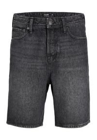 Jack & Jones - Jack&Jones Szorty jeansowe Tony 12239240 Czarny Baggy Fit. Kolor: czarny. Materiał: jeans, bawełna #8