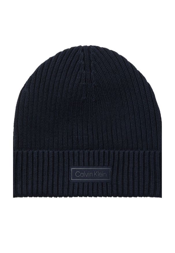 Czapka Calvin Klein. Kolor: niebieski