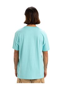 Quiksilver - Koszulka z krótkim rękawem dla Mężczyzn FINELINE Niebieski. Kolor: niebieski. Materiał: materiał, bawełna. Długość rękawa: krótki rękaw. Długość: krótkie