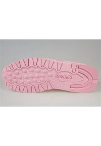 Buty do chodzenia dla dzieci Reebok Classic Leather Pastel. Zapięcie: sznurówki. Kolor: różowy. Materiał: guma, materiał, skóra, syntetyk. Szerokość cholewki: normalna. Model: Reebok Classic. Sport: turystyka piesza