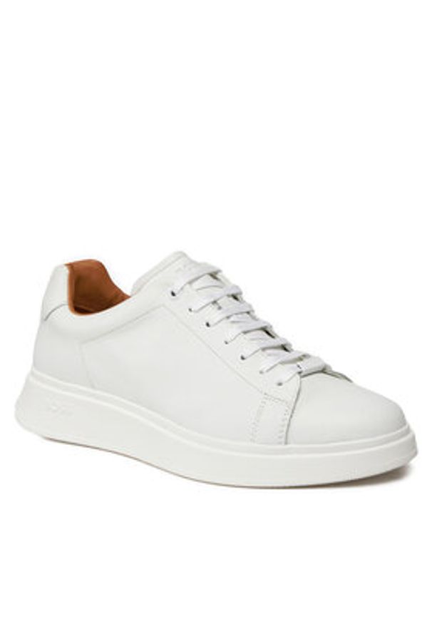 BOSS - Boss Sneakersy Bulton Runn 50497887 Biały. Kolor: biały. Materiał: skóra