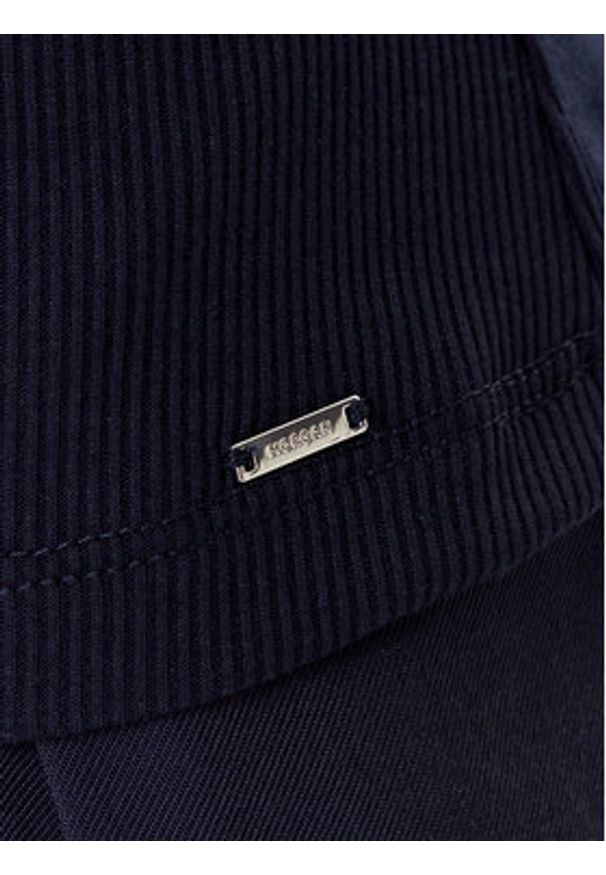 Morgan Bluzka 251-DELI Granatowy Slim Fit. Kolor: niebieski. Materiał: syntetyk