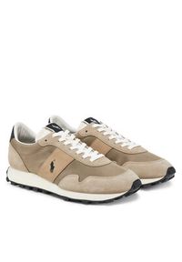 Polo Ralph Lauren Sneakersy PRL Trail 125 809960987003 Brązowy. Kolor: brązowy. Materiał: zamsz, skóra