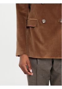 Weekend Max Mara Marynarka Katanga 2425046062650 Brązowy Regular Fit. Kolor: brązowy. Materiał: bawełna