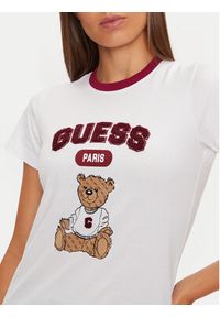 Guess T-Shirt V4BI10 KA260 Biały Regular Fit. Kolor: biały. Materiał: bawełna #2