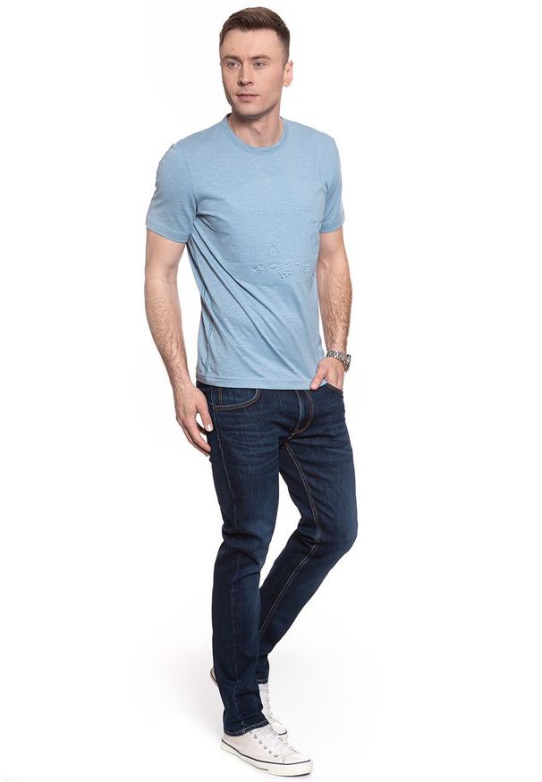 Mustang - MĘSKI T-SHIRT MUSTANG ALEX C EMBOSS 1008957 5124