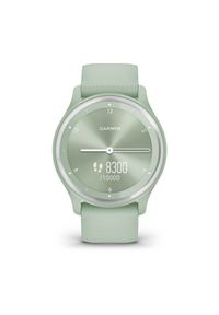 GARMIN - Garmin vivomove Sport miętowy. Rodzaj zegarka: cyfrowe. Kolor: miętowy. Styl: sportowy #4