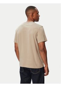 Calvin Klein Jeans T-Shirt LV04RG822G Beżowy ciemny Regular Fit. Kolor: beżowy. Materiał: bawełna #5
