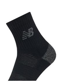New Balance Zestaw 3 par wysokich skarpet unisex Active Cushion Quarter Socks LAS35204BK Czarny. Kolor: czarny. Materiał: poliester, materiał #3