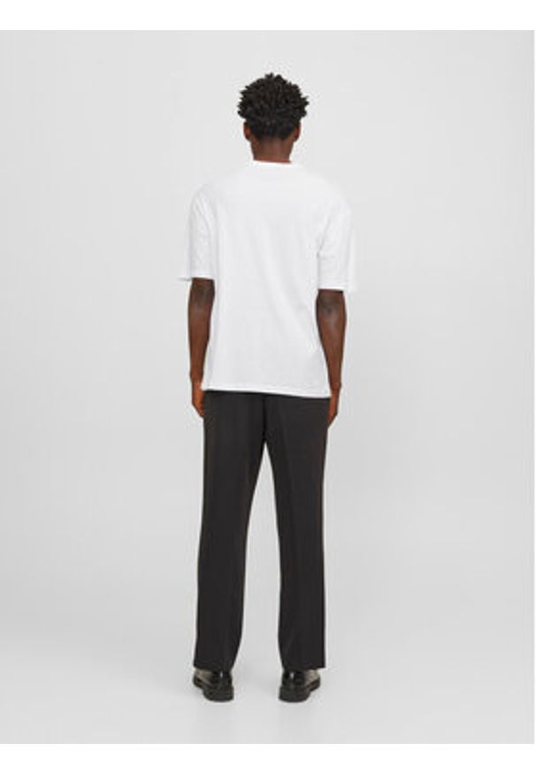 Jack & Jones T-Shirt Bradley 12249319 Biały Regular Fit. Kolor: biały. Materiał: bawełna
