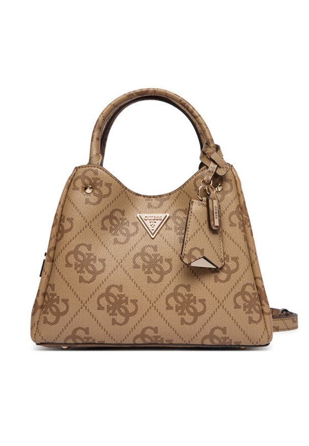 Guess Torebka Meridian II HWOS69 74050 Beżowy. Kolor: beżowy. Materiał: skórzane