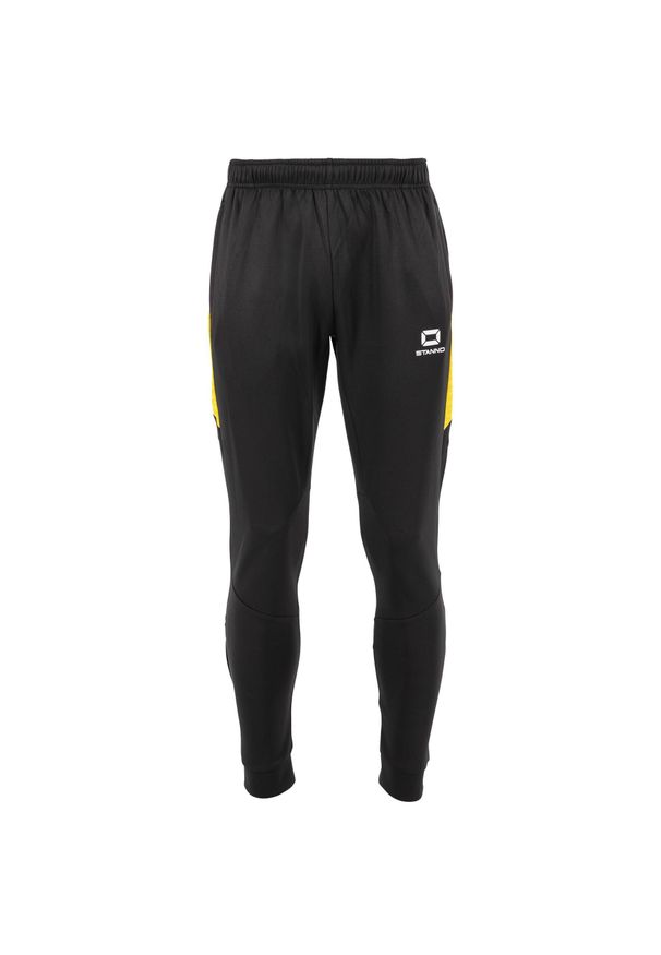 STANNO - Spodnie dresowe Stanno Bolt. Kolor: wielokolorowy, żółty, czarny. Materiał: dresówka