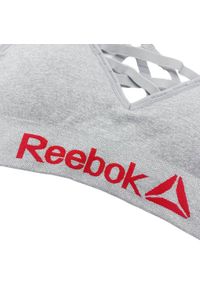 Biustonosz sportowy damski Reebok Maryna. Kolor: szary